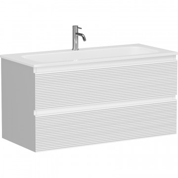 Тумба с раковиной Sancos Folk FL100W/CN7013 100 bianco