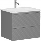 Тумба с раковиной Sancos Folk FL60ES/CN7011 60 ergraut soft