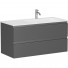 Тумба под раковину Sancos Folk FL100RGS 100 grey soft