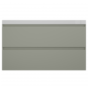 Тумба под раковину Style Line Манхэттен ЛС-00002358 100 2 ящика Plus олива