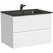 Тумба с раковиной Sancos Folk FL70W/CN7007MB 70 bianco