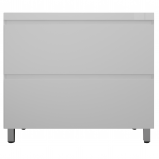 Тумба под раковину Style Line Манхэттен ЛС-00002368 100 2 ящика Plus белый матовый