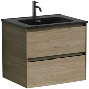 Тумба с раковиной Sancos Cento CN60KE/CN7001MB 60 карпатская ель