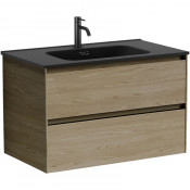 Тумба с раковиной Sancos Cento CN80KE/CN7005MB 80 карпатская ель