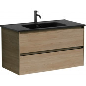 Тумба с раковиной Sancos Cento CN90KE/CN7002MB 90 карпатская ель