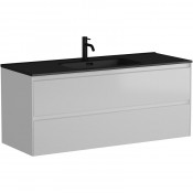 Тумба с раковиной Sancos Cento CN120-1W/CN7006MB 120 белый