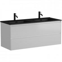 Тумба с раковиной Sancos Cento CN120-2W/CN7004MB 120 белый