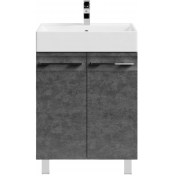 Тумба под раковину Vod-ok Мальта 60 серый камень