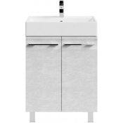 Тумба под раковину Vod-ok Мальта 60 белый камень