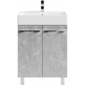 Тумба под раковину Vod-ok Мальта 60 мрамор белый