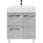 Тумба под раковину Vod-ok Мальта 70 R с ящиками горный камень 57807