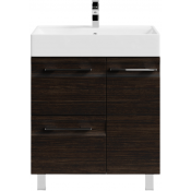 Тумба с раковиной Vod-ok Мальта 70 R с ящиками палисандр