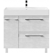 Тумба под раковину Vod-ok Мальта 90 L белый камень 57805