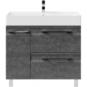 Тумба под раковину Vod-ok Мальта 90 L серый камень 57806