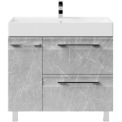 Тумба под раковину Vod-ok Мальта 90 L мрамор белый
