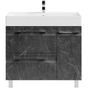 Тумба под раковину Vod-ok Мальта 90 R мрамор графит