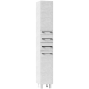 Шкаф-пенал Vod-ok Мальта 30 L белый камень