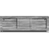 Экран-купе под ванну Vod-ok Хит 170 лиственница структурная контрастно-серая 64202