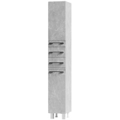Шкаф-пенал Vod-ok Мальта 30 R мрамор белый
