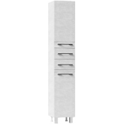 Шкаф-пенал Vod-ok Мальта 35 L белый камень