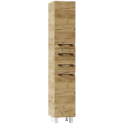 Шкаф-пенал Vod-ok Мальта 35 L дуб тортуга