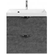 Тумба под раковину Vod-ok Марко 60 хром/серый камень
