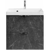 Тумба под раковину Vod-ok Марко 60 хром/мрамор графит софт тач 4044-3