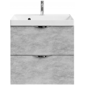 Тумба c раковиной Vod-ok Марко 60 хром/горный камень