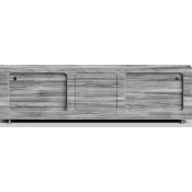 Экран-купе под ванну Vod-ok Хит 180 лиственница структурная контрастно-серая 64202