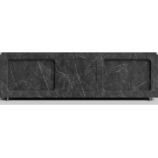 Экран-купе под ванну Vod-ok Хит 180 мрамор графит софт тач