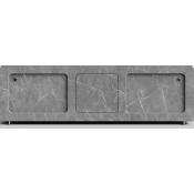 Экран-купе под ванну Vod-ok Хит 180 мрамор серый софт тач