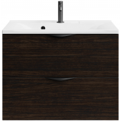 Тумба c раковиной Vod-ok Марко 75 черный/палисандр