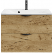 Тумба c раковиной Vod-ok Марко 75 черный/дуб тортуга 2357-43