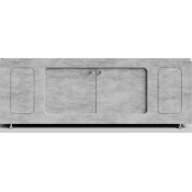 Экран-купе для ванны Vod-ok Лидер 150 горный камень 57807