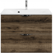 Тумба c раковиной Vod-ok Марко 75 хром/дуб крымский коричневый 131005-9005
