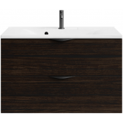 Тумба c раковиной Vod-ok Марко 90 черный/палисандр