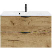 Тумба под раковину Vod-ok Марко 90 черный/дуб тортуга