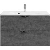 Тумба под раковину Vod-ok Марко 90 хром/серый камень 57806