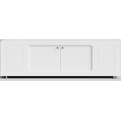 Экран-купе для ванны Vod-ok Лидер 170 белый глянец