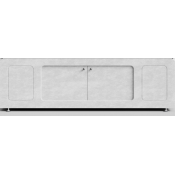 Экран-купе для ванны Vod-ok Лидер 180 белый камень