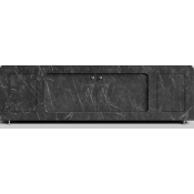 Экран-купе для ванны Vod-ok Лидер 180 мрамор графит софт тач