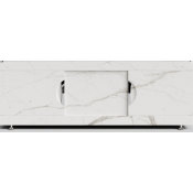 Экран-купе под ванну Vod-ok Топ 150 мрамор белый натур милк 2537