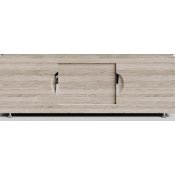 Экран-купе под ванну Vod-ok Топ 150 ореховый дубослив светлый