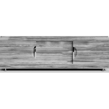 Экран-купе под ванну Vod-ok Топ 170 лиственница структурная контрастно-серая