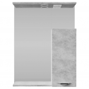 Зеркальный шкаф Vod-ok Марко 60 R с подсветкой, хром/горный камень 57807