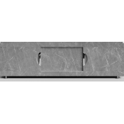 Экран-купе под ванну Vod-ok Топ 180 мрамор серый софт тач 4044-1