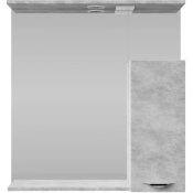 Зеркальный шкаф Vod-ok Марко 75 R с подсветкой хром/горный камень