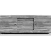 Экран-купе Vod-ok 150 лиственница структурная контрастно-серая