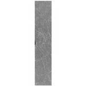 Шкаф-пенал Vod-ok Марко 30 R дверь, ручки хром, мрамор серый