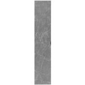 Шкаф-пенал Vod-ok Марко 30 L дверь, ручки черные, мрамор серый